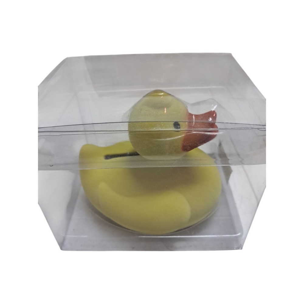 Yellow Velvet Duck Bank NIB